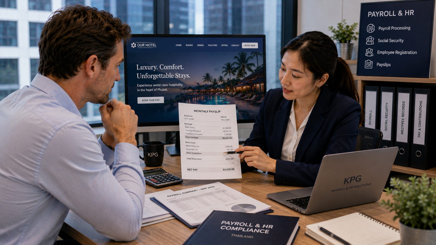 Consulenza su buste paga e HR presso KPG in Thailandia
